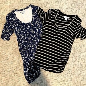 TWO Maternity Jersey Dresses